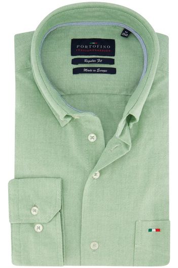 Portofino Portofino overhemd groen