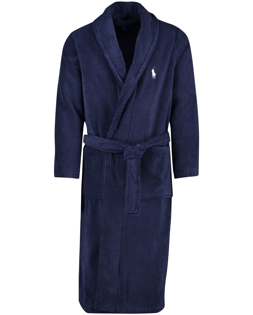 Polo Ralph Lauren badjas donkerblauw katoen