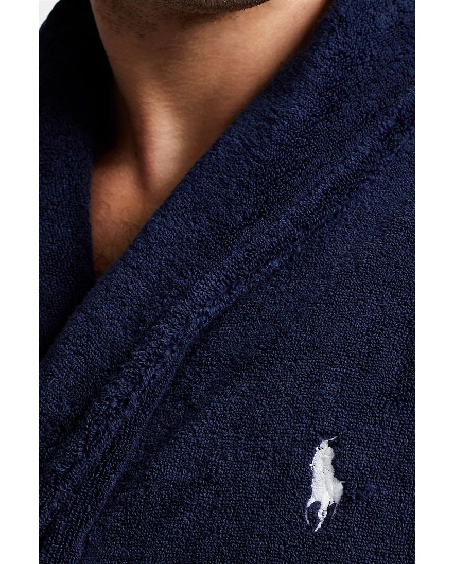 Polo Ralph Lauren badjas donkerblauw katoen