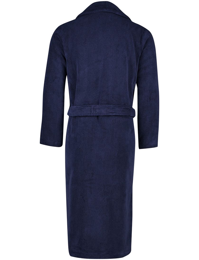 Katoenen Polo Ralph Lauren badjas donkerblauw