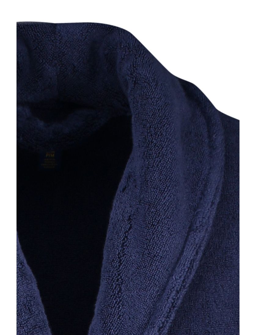 Katoenen Polo Ralph Lauren badjas donkerblauw