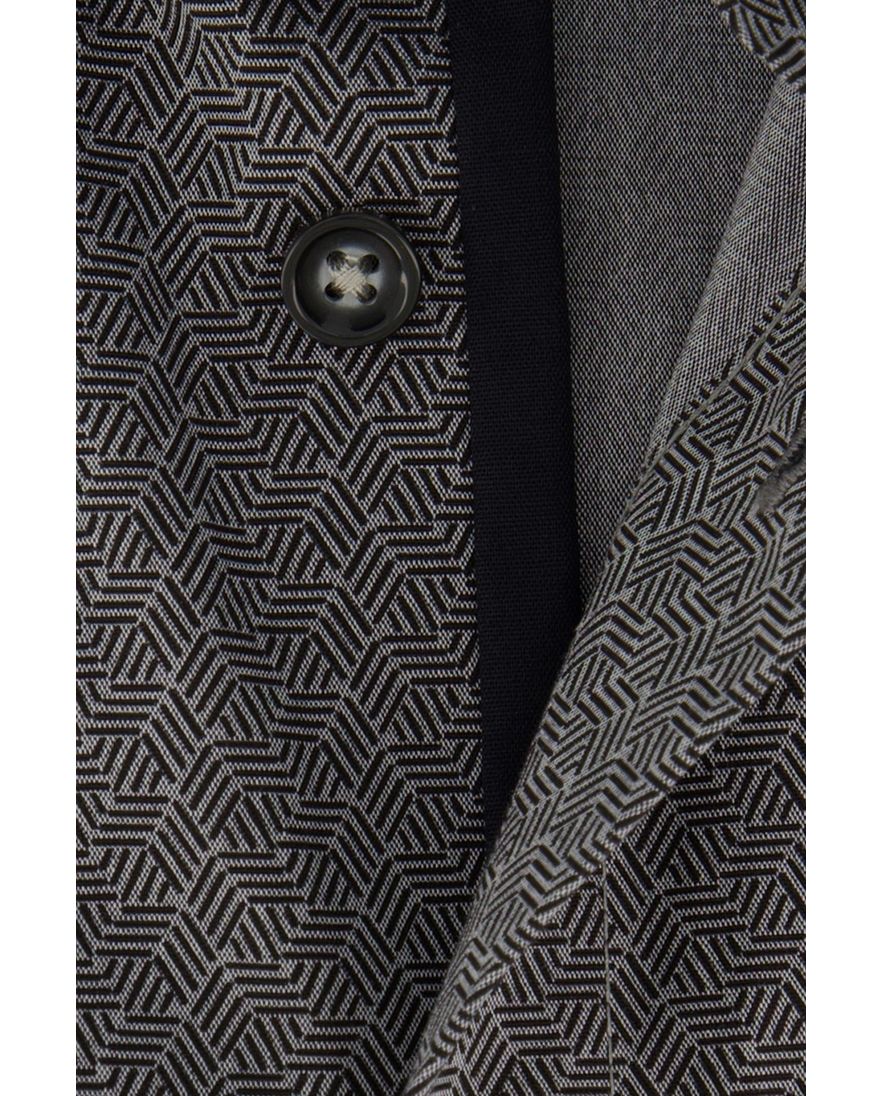 Grijs Olymp overhemd normale fit mouwlengte 7