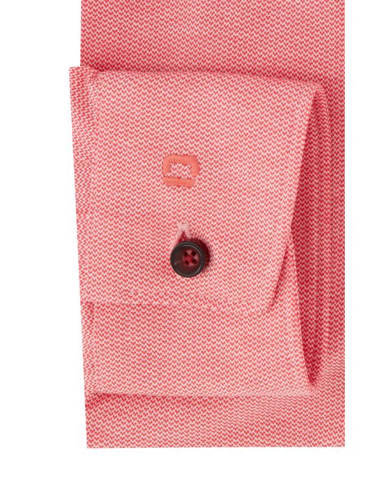 Overhemd Olymp wide spread roze/rood