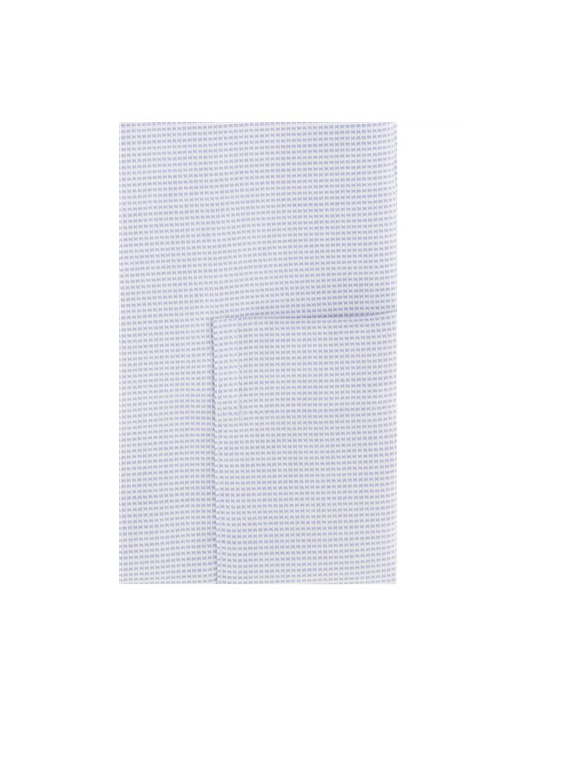 Eterna overhemd KM lichtblauw geprint