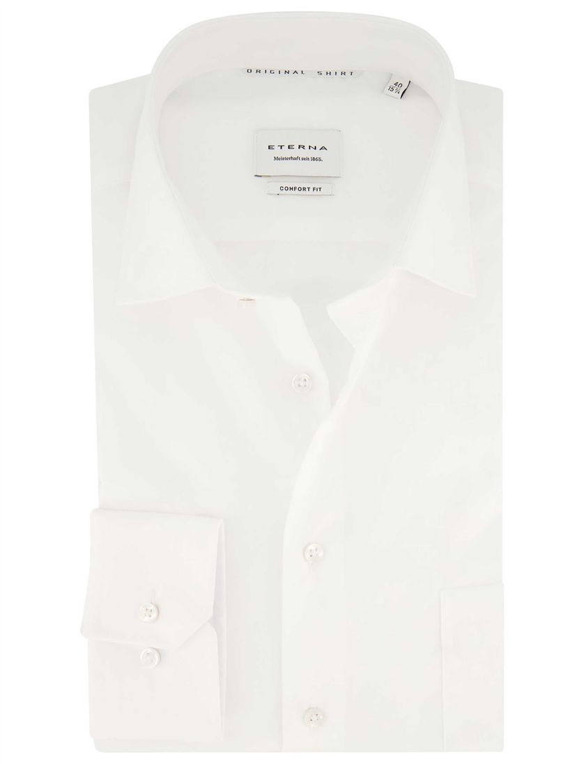 Eterna overhemd wit comfort fit