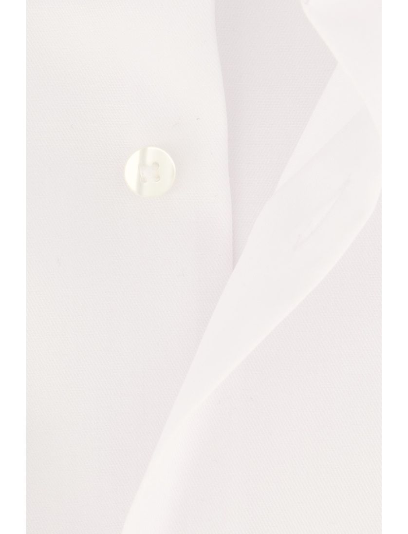 Eterna katoenen overhemd strijkvrij Comfort Fit wit button-down