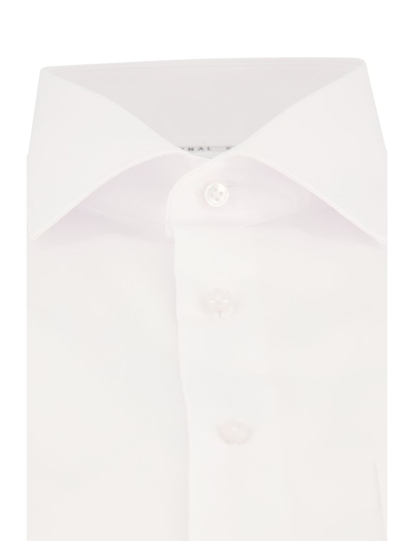 Eterna overhemd katoen korte mouw Comfort Fit wit