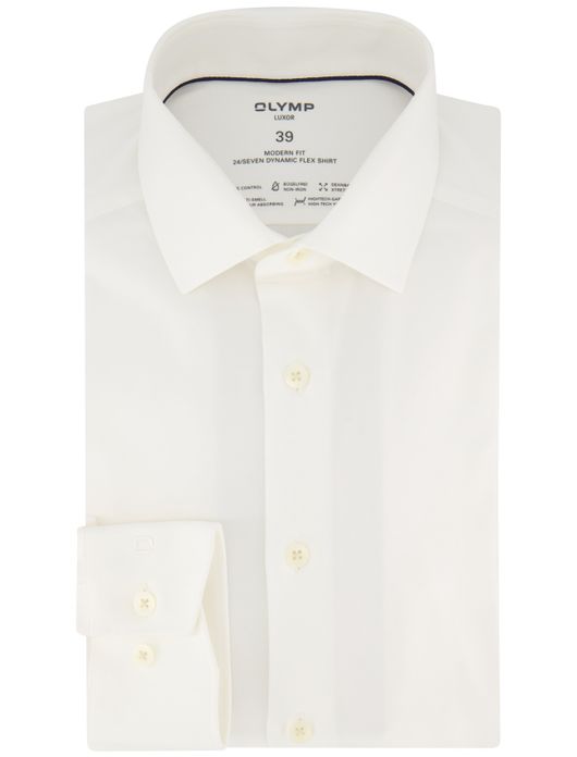 business overhemd wit Olymp Luxor Modern Fit