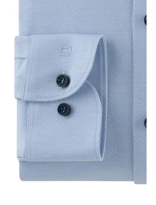 Level 5 body fit overhemd Olymp lichtblauw