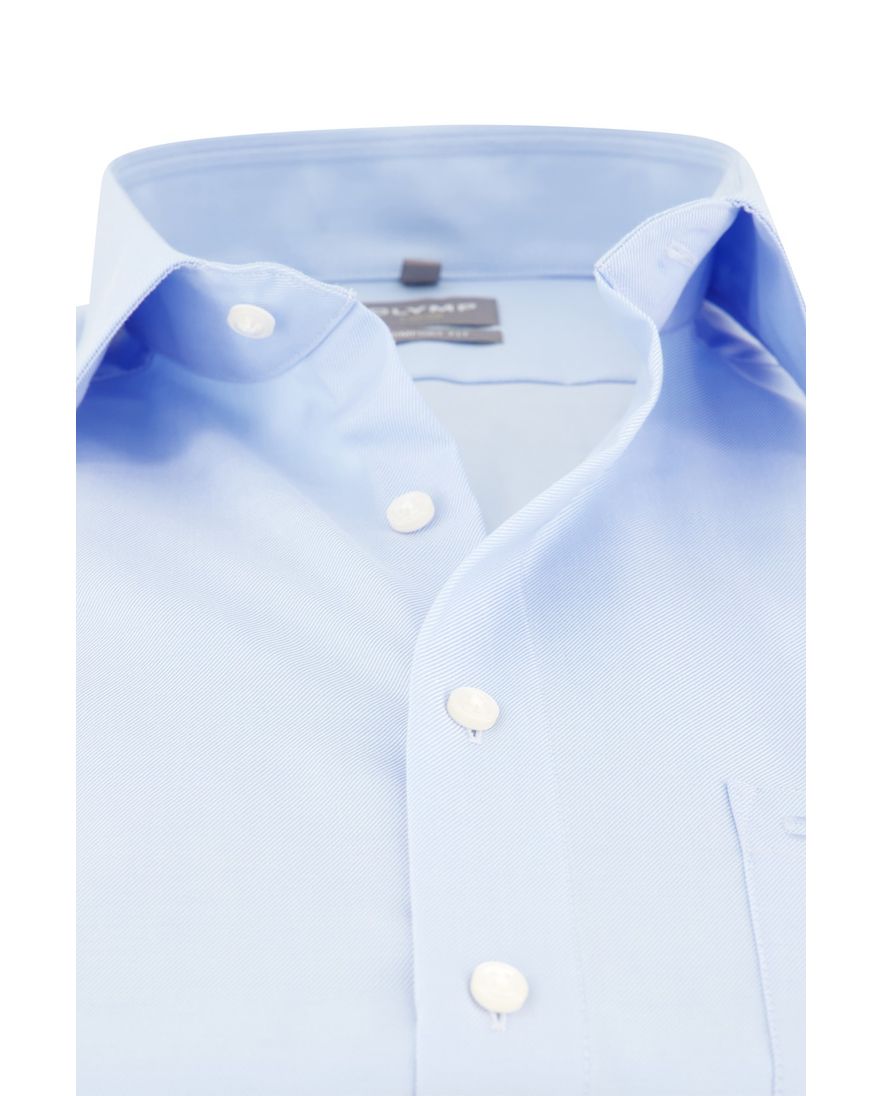 Olymp overhemd Luxor Comfort Fit wijde fit lichtblauw strijkvrij