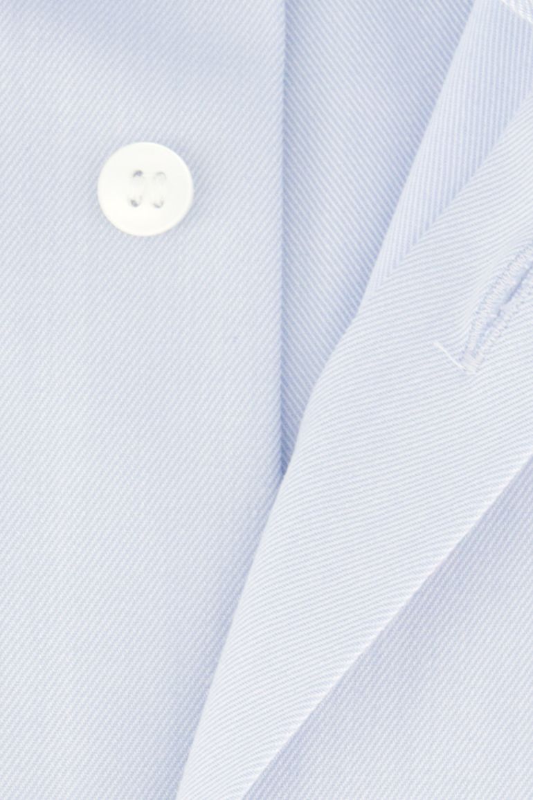 business overhemd Olymp lichtblauw effen katoen, polyester, stretch slim fit