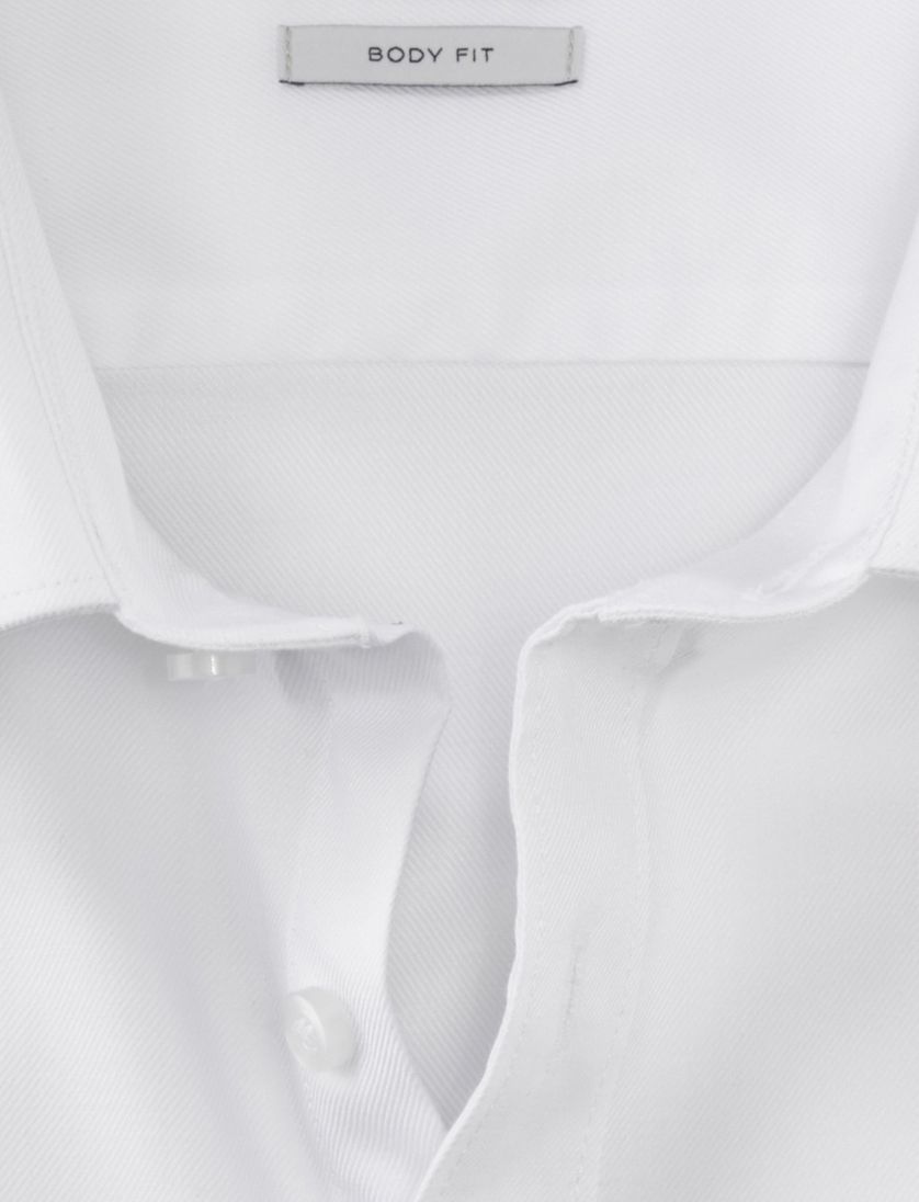 Olymp overhemd Level Five Body Fit effen wit katoen
