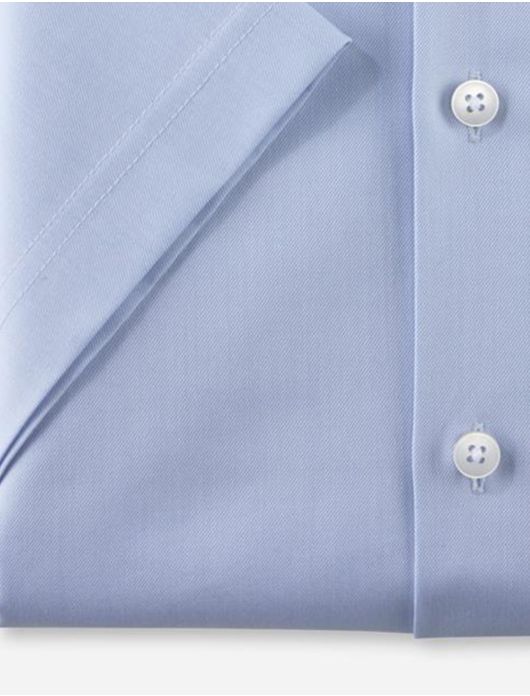 Olymp overhemd korte mouw Modern Fit lichtblauw