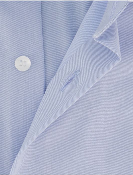 Olymp overhemd korte mouw body fit blauw