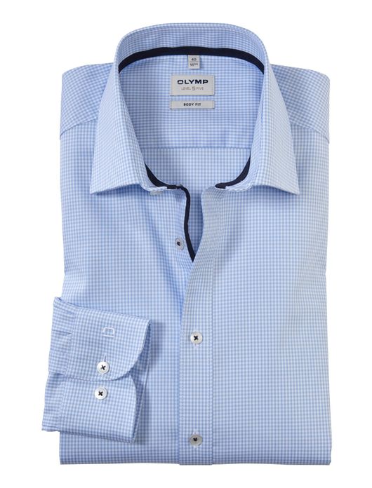 Olymp overhemd lichtblauw Body Fit
