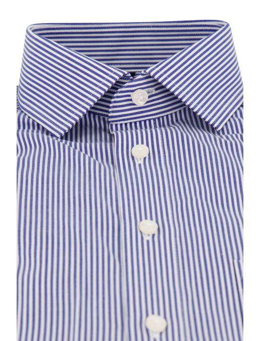 Olymp luxor donkerblauw gestreept