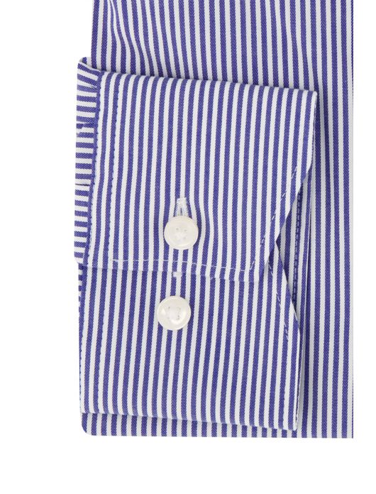 Olymp luxor donkerblauw gestreept