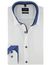 Olymp Overhemd Super slim fit mouwlengte 7 wit effen katoen