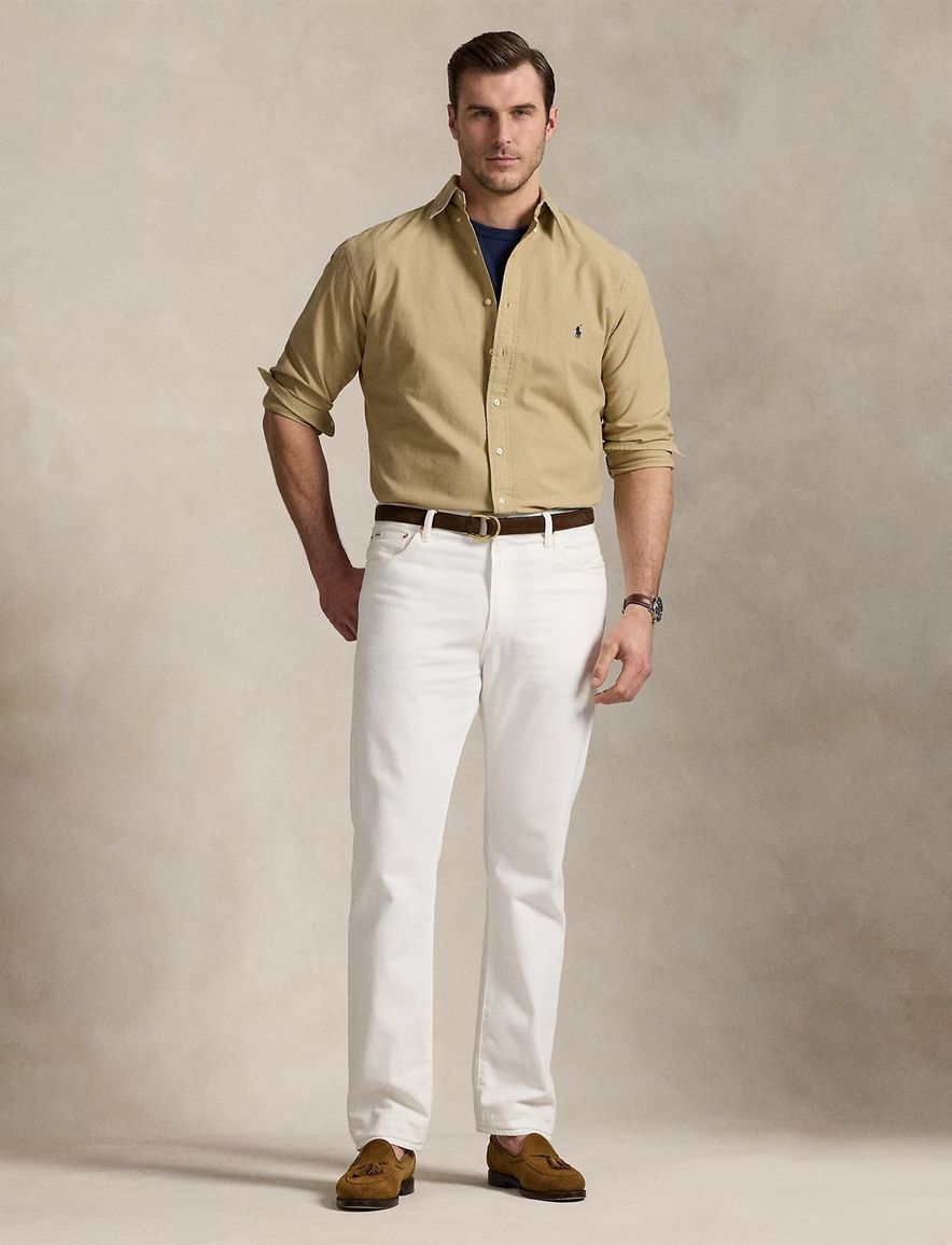 Polo Ralph Lauren overhemd beige katoen