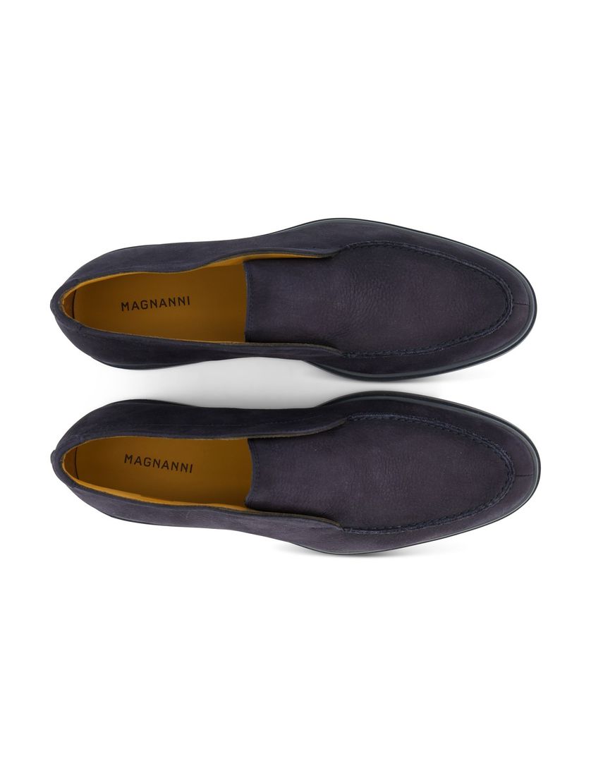 Loafers van Magnanni donkerblauw leer