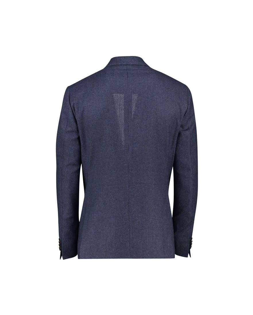 Dressler colbert donkerblauw gemêleerd slim fit