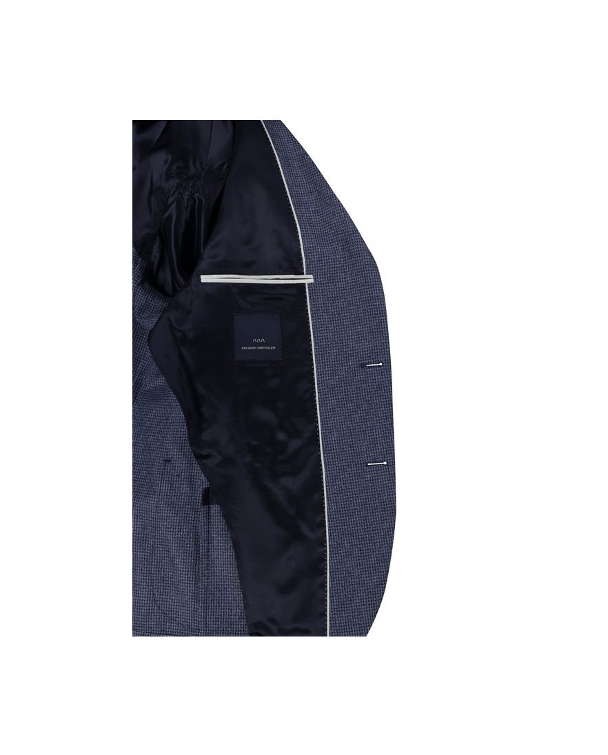 Dressler colbert donkerblauw gemêleerd slim fit