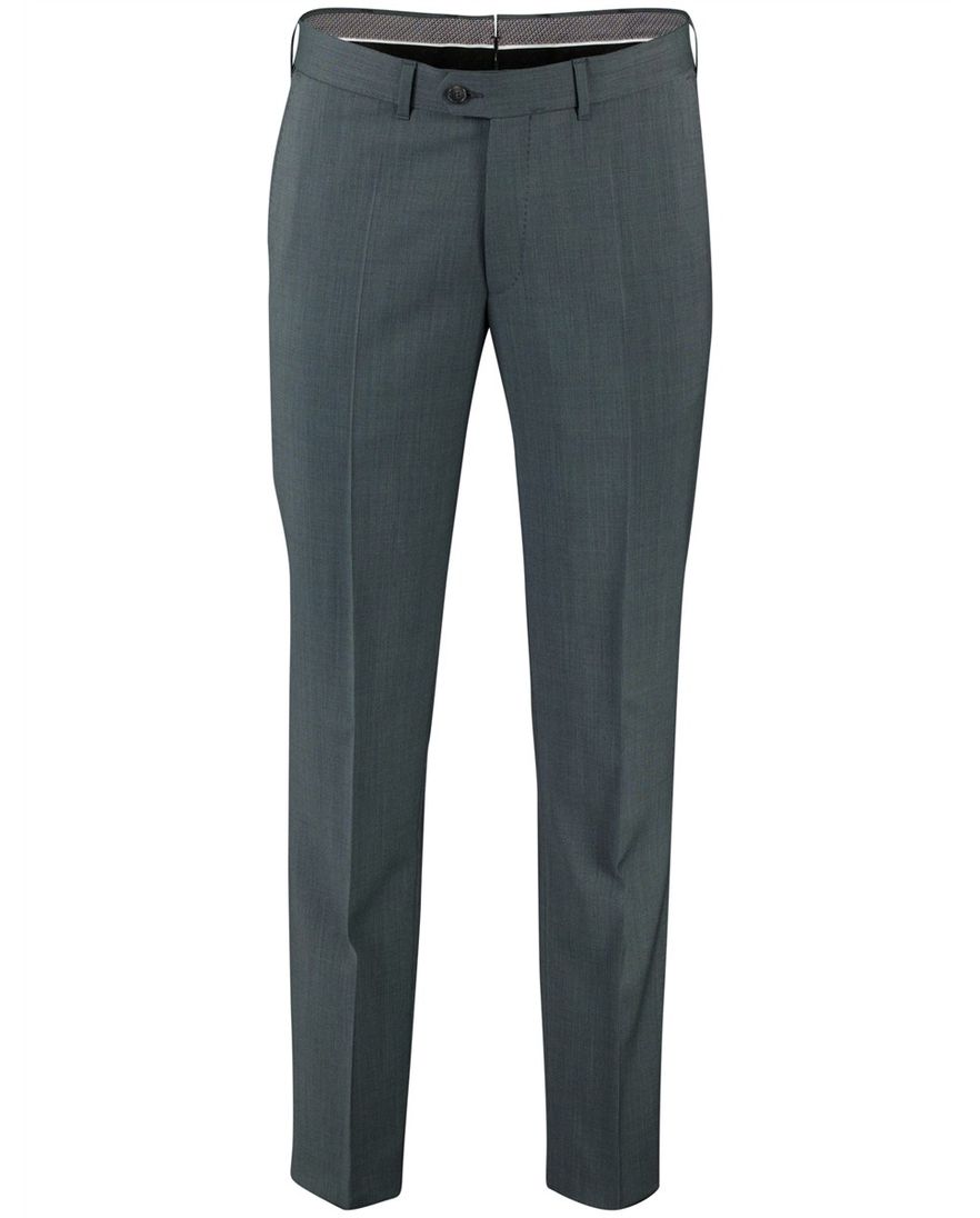 Dressler pantalon mix & match groen shaped fit flatfront