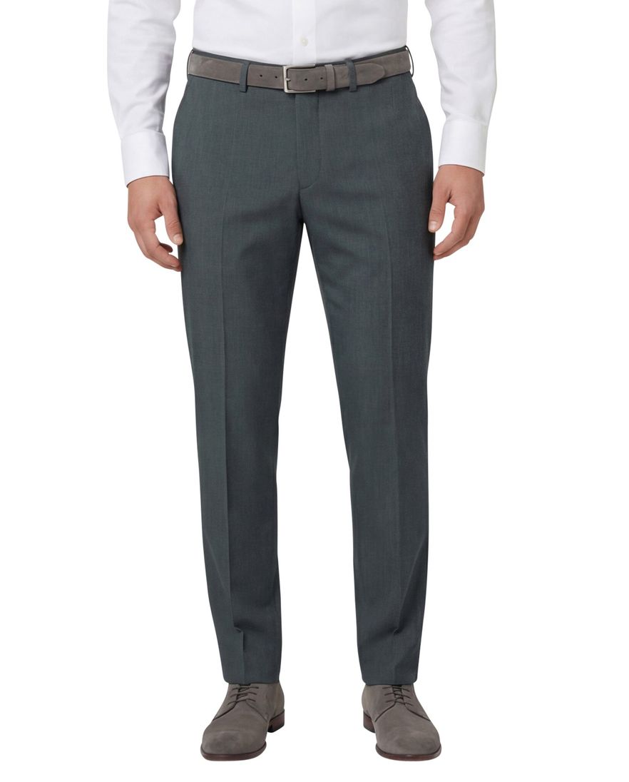 Dressler pantalon mix & match groen shaped fit flatfront