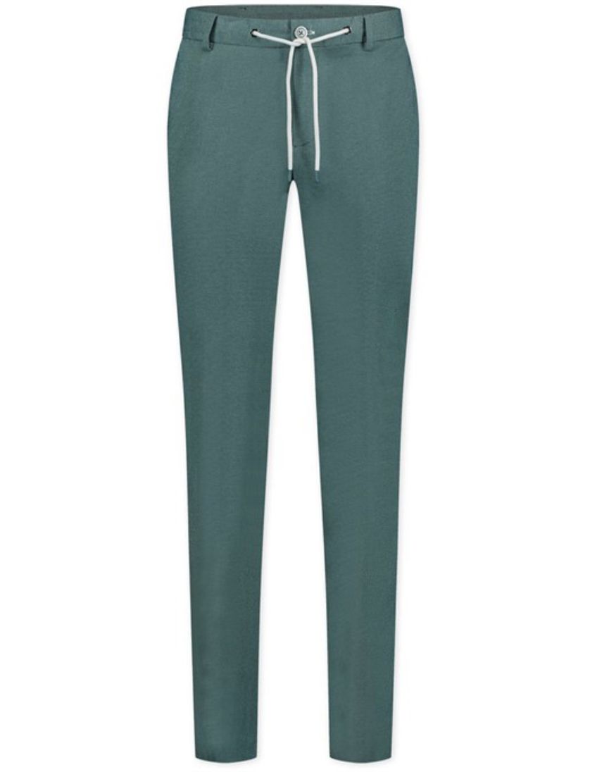 Slim fit Blue Industry pantalon mix en match groen effen katoen