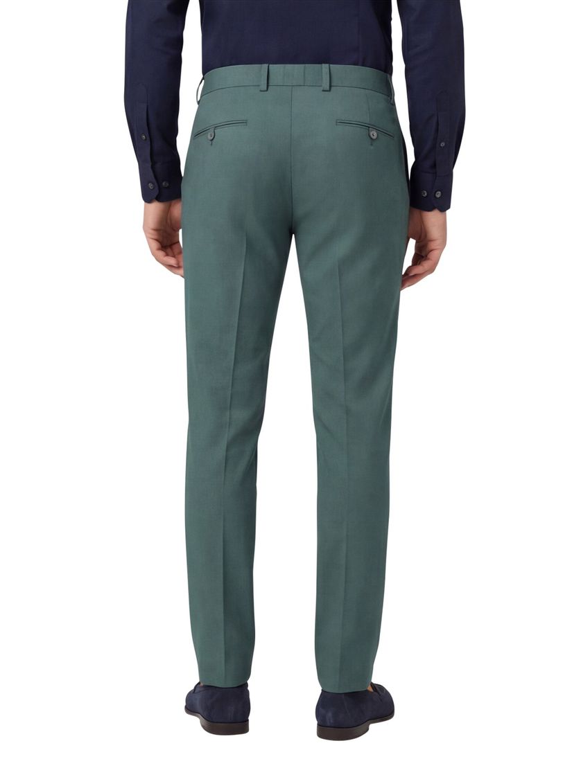 Slim fit Blue Industry pantalon mix en match groen effen katoen