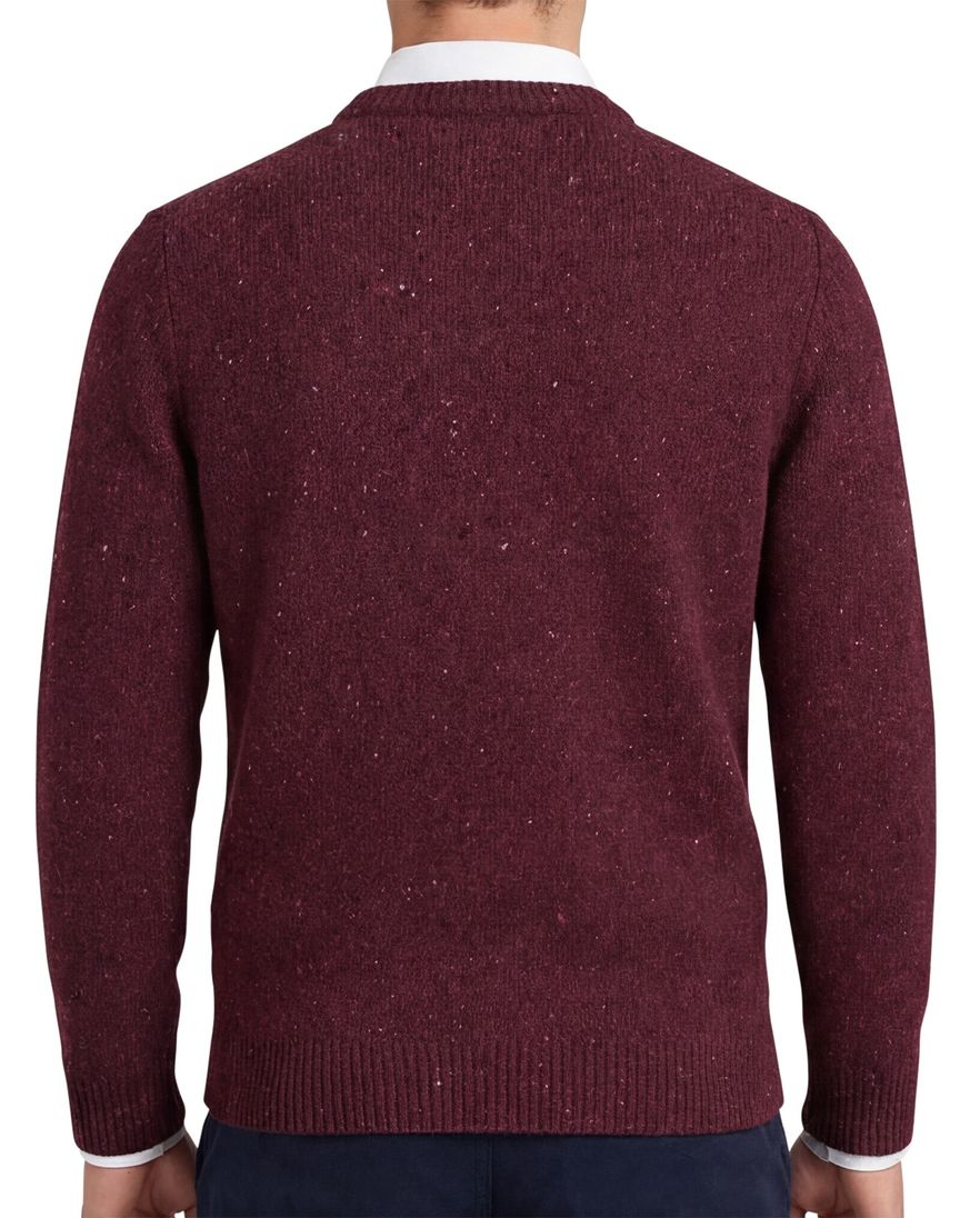 Wollen Gant trui ronde hals rood