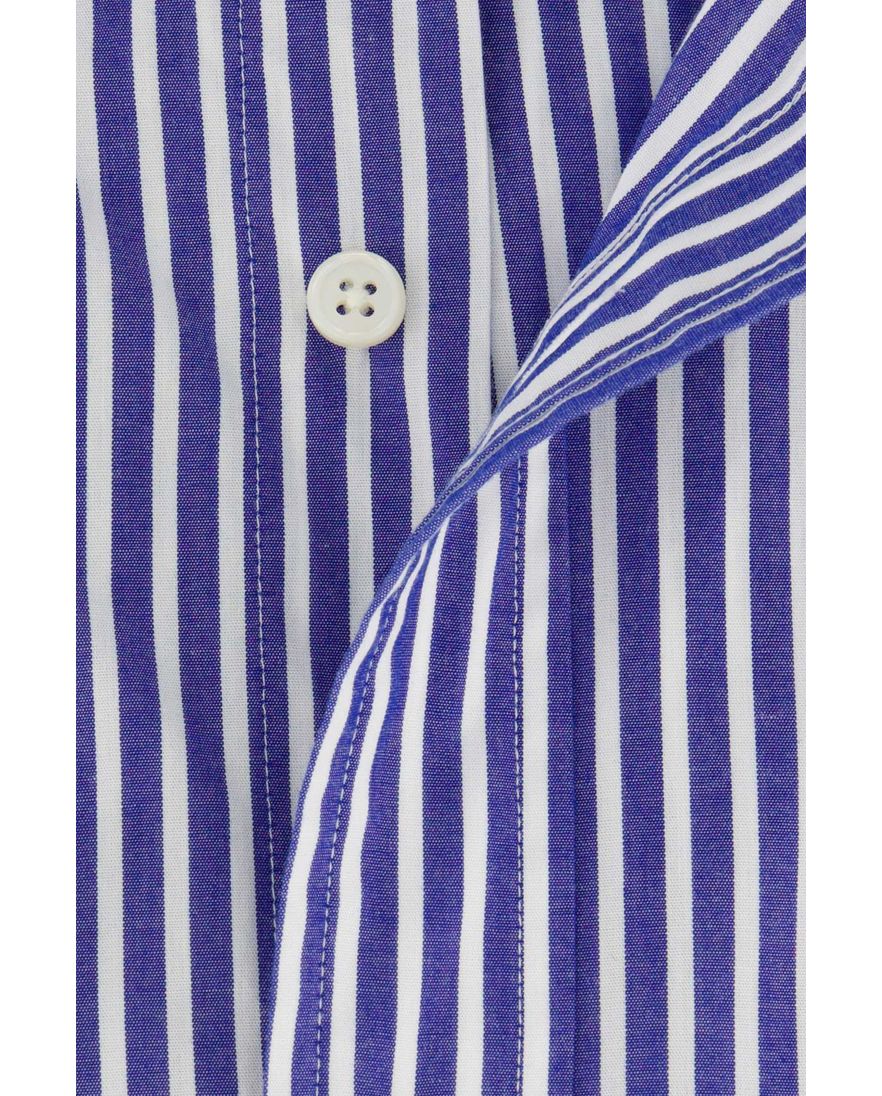 Gant casual gestreept overhemd normale fit blauw katoen