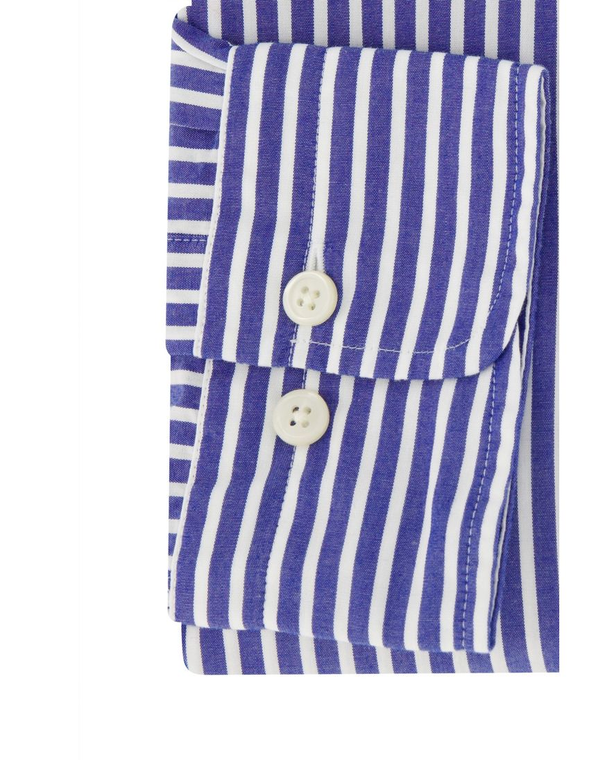 Gant casual gestreept overhemd normale fit blauw katoen