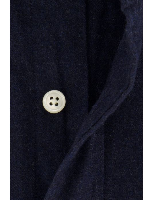 Gant overhemd donkerblauw borstzak button-down