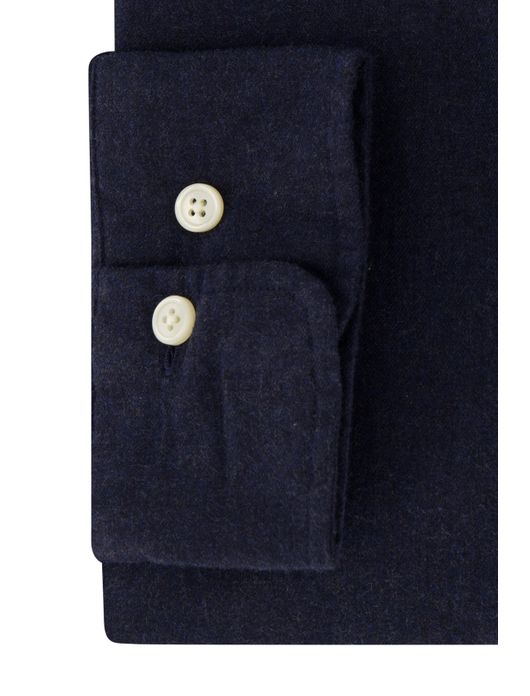 Gant overhemd donkerblauw borstzak button-down