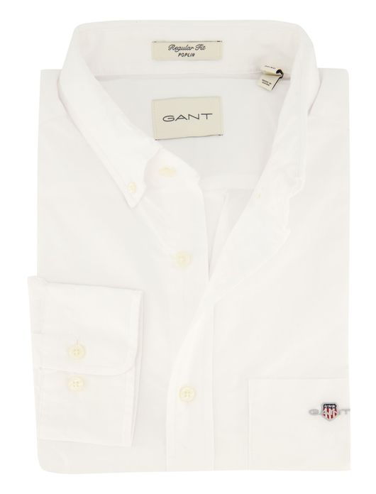 Gant overhemd wit regular fit