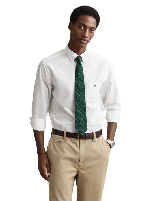 Gant overhemd wit regular fit