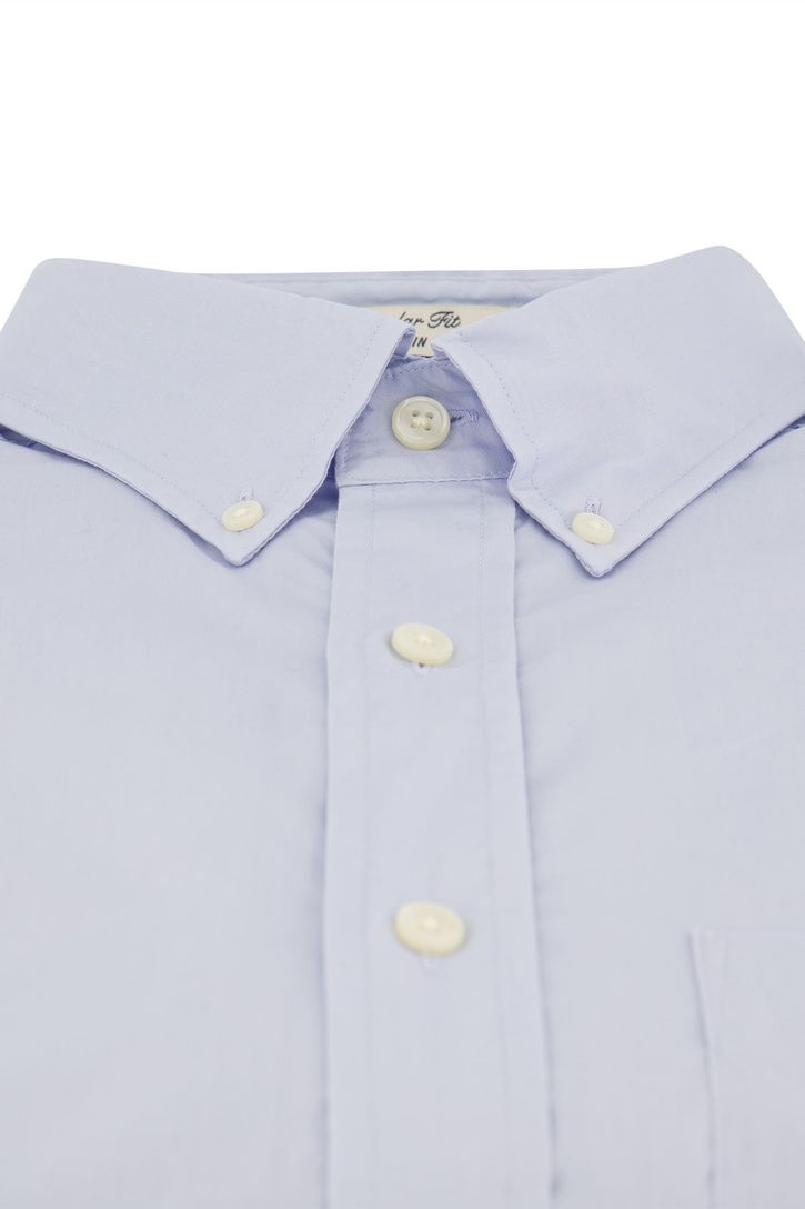 Gant overhemd Regular Fit normale fit lichtblauw katoen
