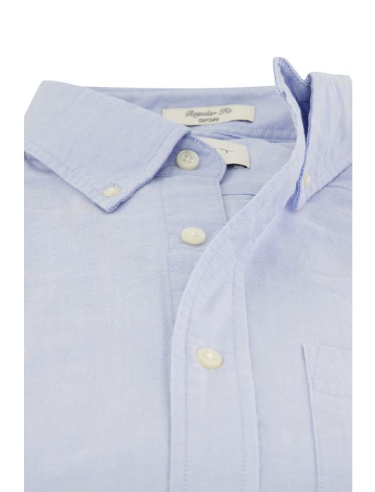 Gant overhemd lichtblauw katoen