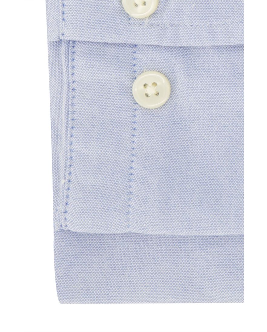 Gant casual overhemd Regular Fit lichtblauw effen met borstzak