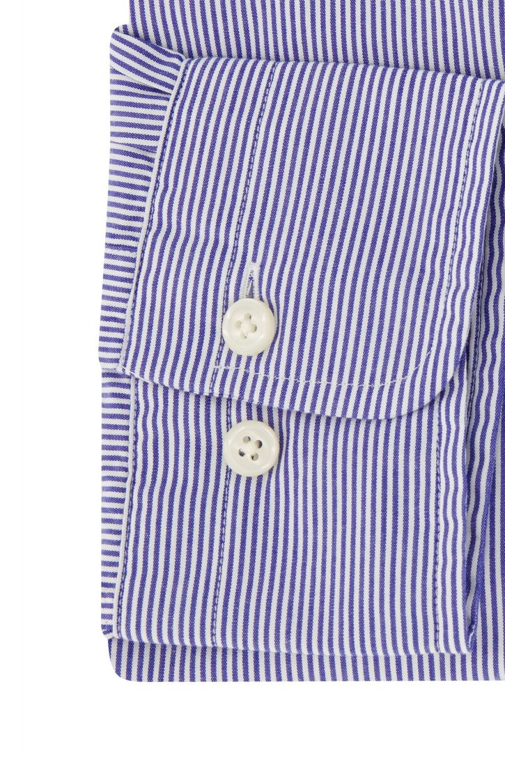 Katoenen Gant casual overhemd normale fit lichtblauw gestreept