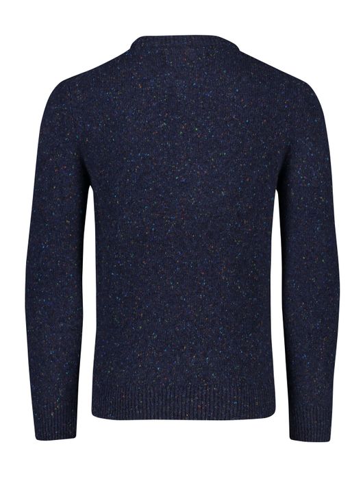Gant trui donkerblauw ronde hals wol