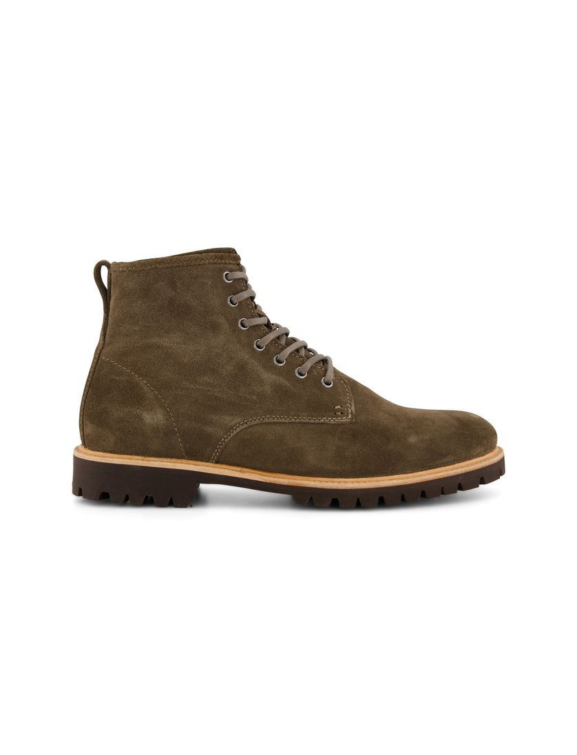 Blackstone boots hoog bruin effen leer veters