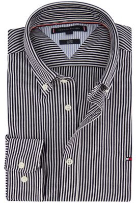 Tommy Hilfiger Tommy Hilfiger overhemd navy slim fit
