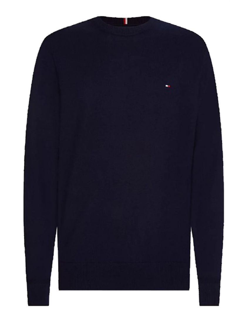 Tommy Hilfiger trui Big&Tall donkerblauw normale fit