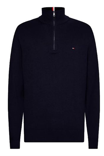 Tommy Hilfiger Tommy Hilfiger trui katoen navy Big&Tall normale fit