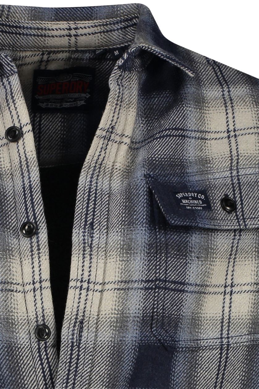 Overshirt Superdry donkerblauw
