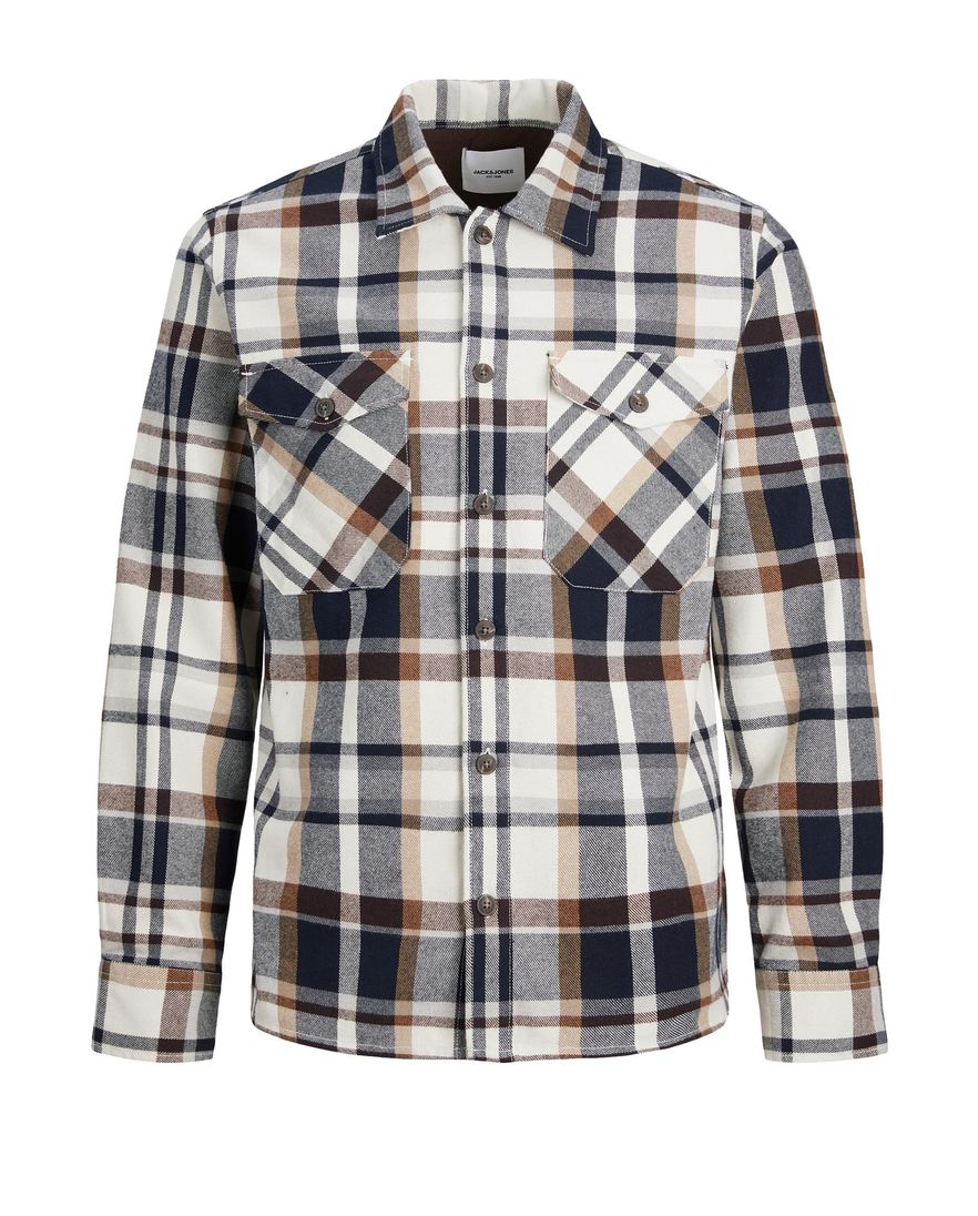 Jack & Jones overhemd comfort fit geruit katoen