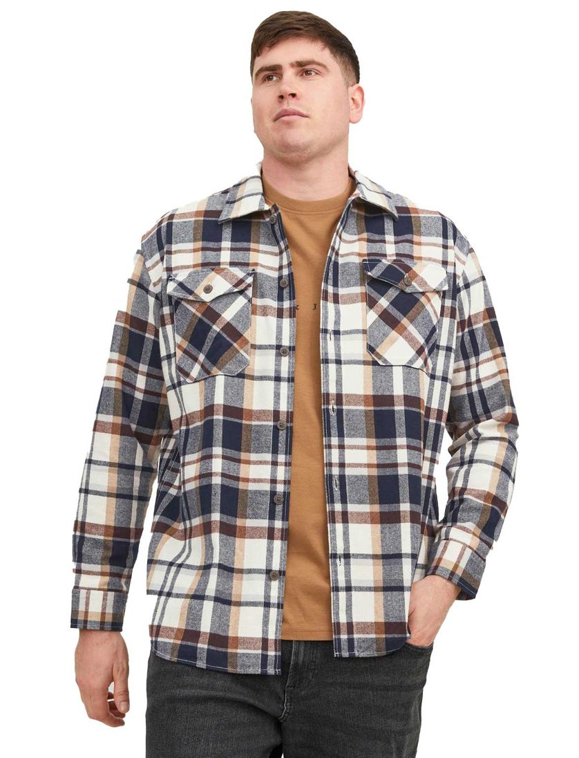 Jack & Jones geruit overhemd comfort fit katoen