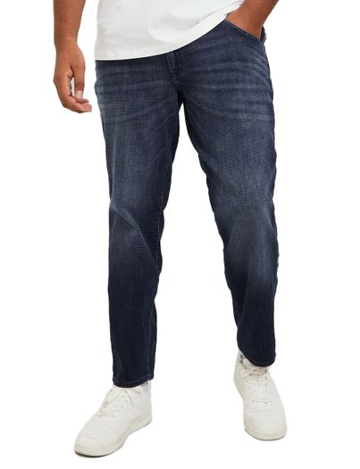 Jack & Jones Jack & Jones jeans donkerblauw effen katoen